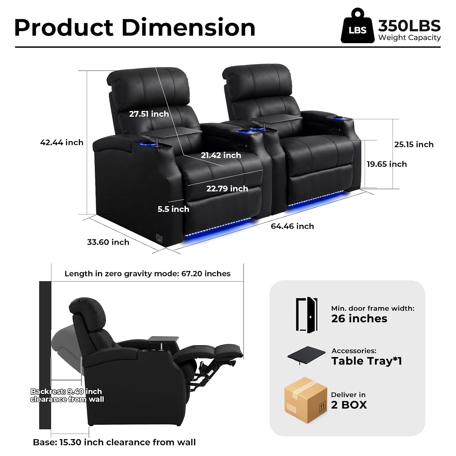 Top Grain Leather Home Theater - огляд і ціна Home Cinema Chairs